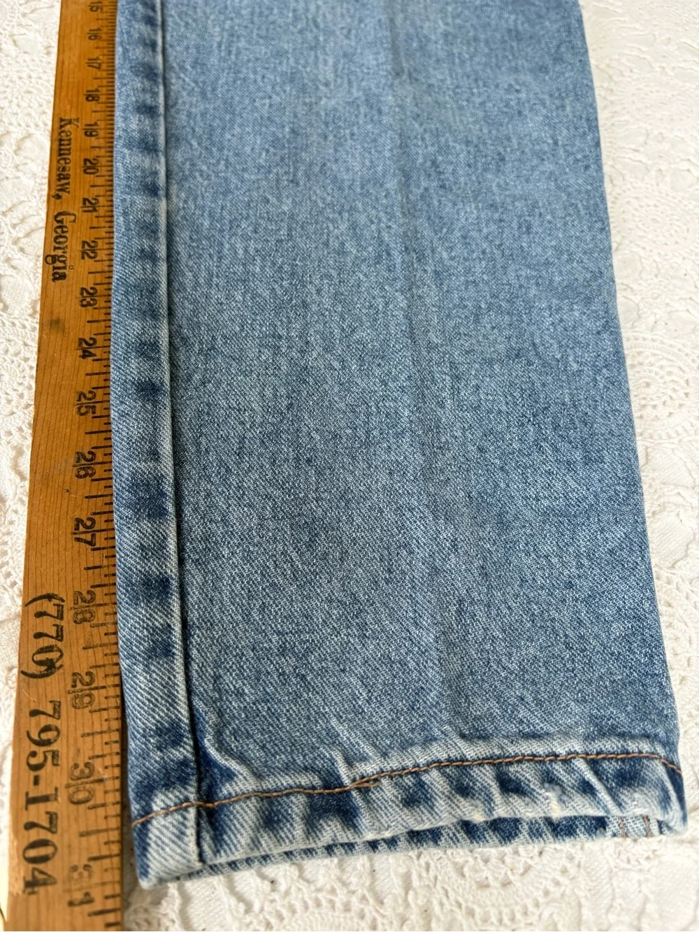 Zena Vintage Light Blue Denim Jeans 13